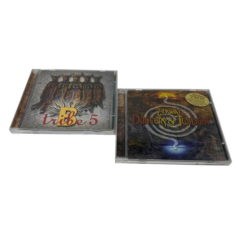 B-Tribe 5 & Zingaia Dancers of Twilight New Age World Music 2  CD Lot‎ Promo CD